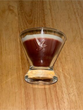 Espresso Martini candle in Grey Goose glass